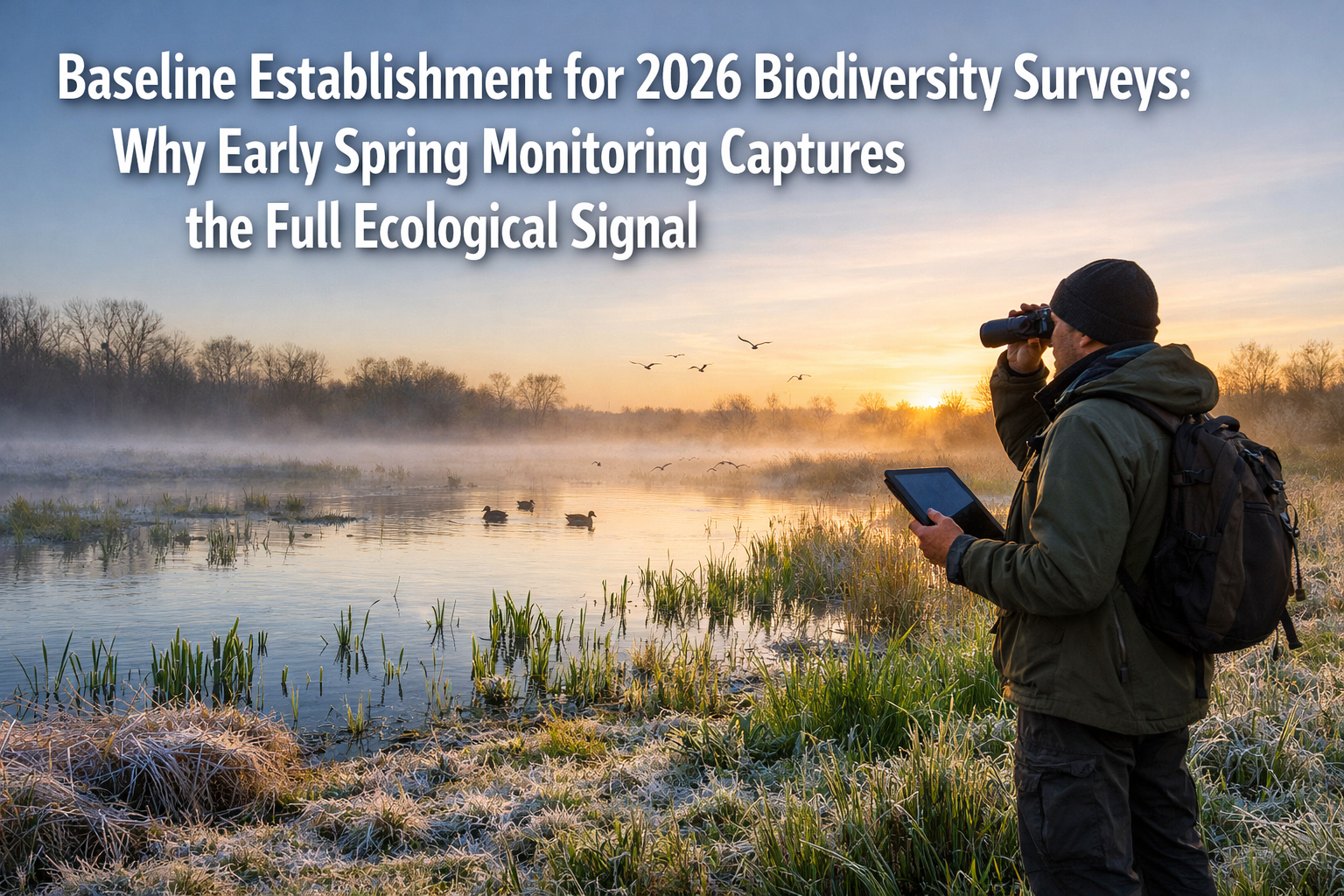 Baseline Establishment for 2026 Biodiversity Surveys: Why Early Spring Monitoring Captures the Full Ecological Signal
