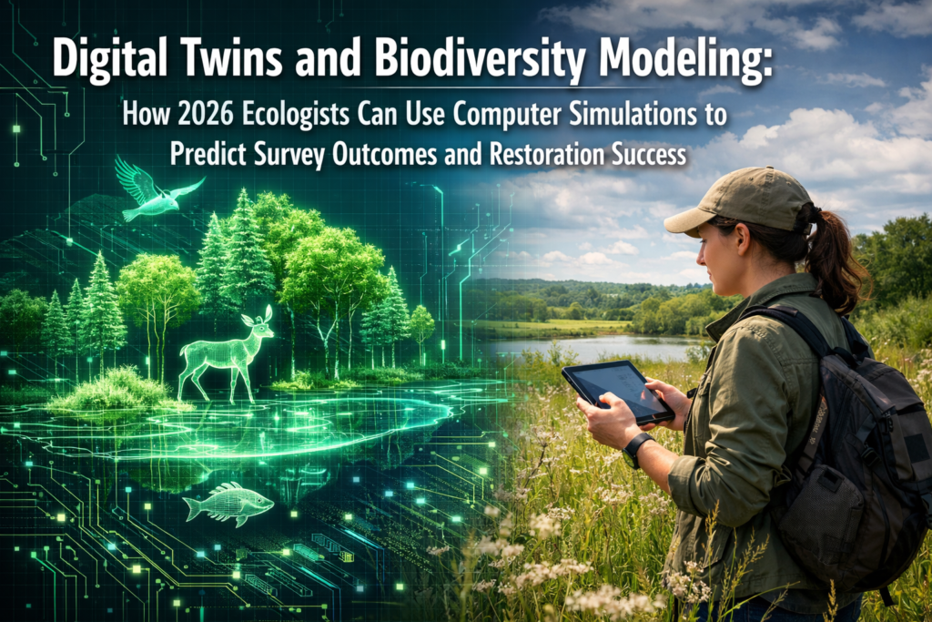 Digital Twins and Biodiversity Modeling: How 2026 Ecologists Can Use Computer Simulations to Predict Survey Outcomes and Restoration Success