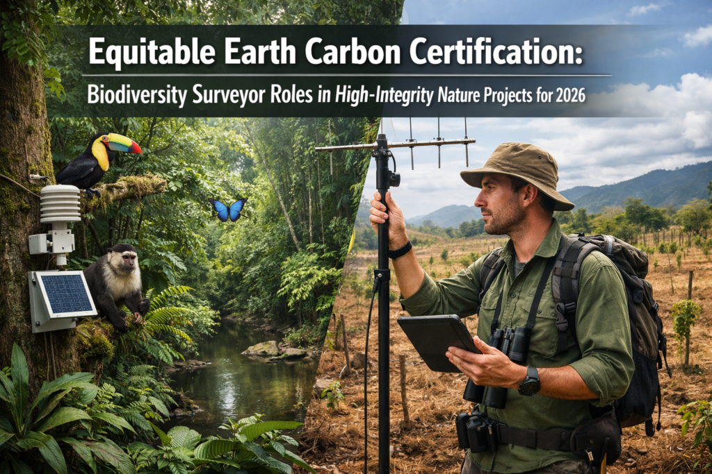 Equitable Earth Carbon Certification: Biodiversity Surveyor Roles in High-Integrity Nature Projects for 2026