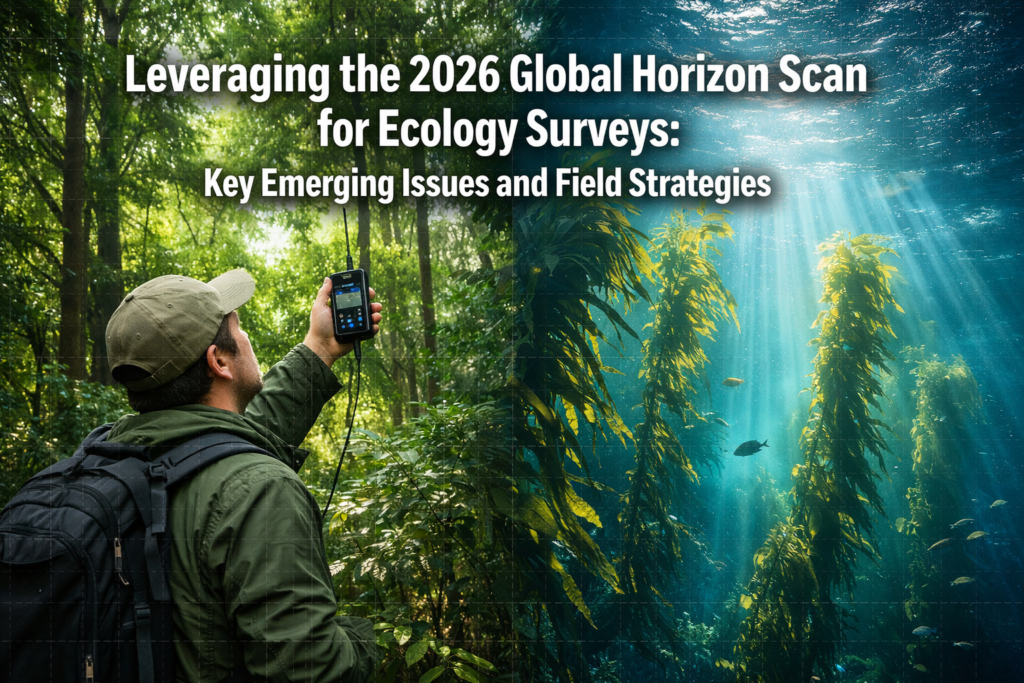 Leveraging the 2026 Global Horizon Scan for Ecology Surveys: Key Emerging Issues and Field Strategies