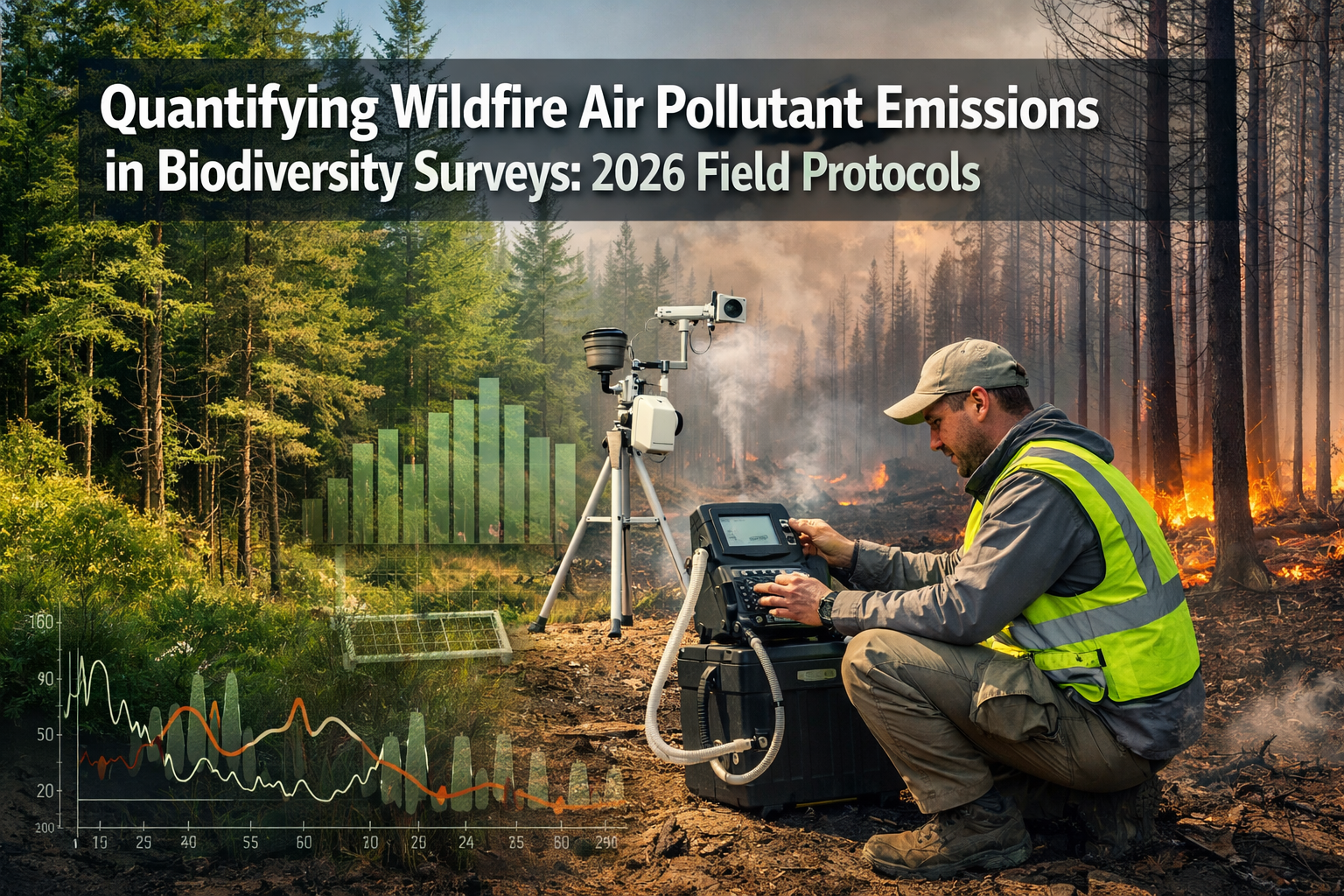 Quantifying Wildfire Air Pollutant Emissions in Biodiversity Surveys: 2026 Field Protocols for Ecology Surveyors