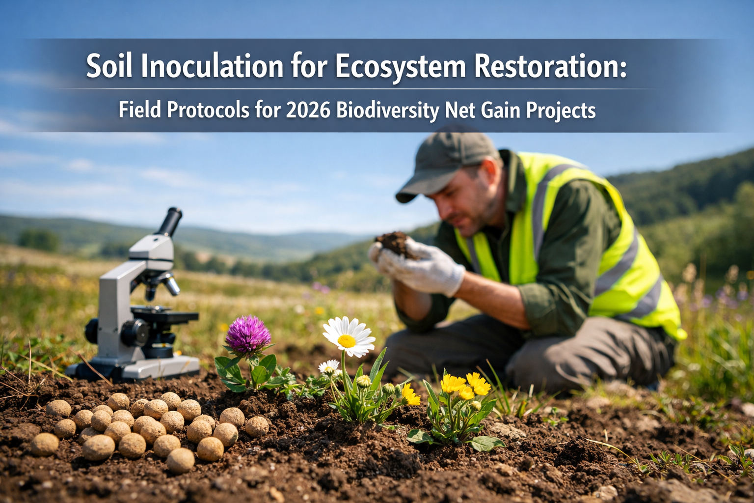 Soil Inoculation for Ecosystem Restoration: Field Protocols for 2026 Biodiversity Net Gain Projects