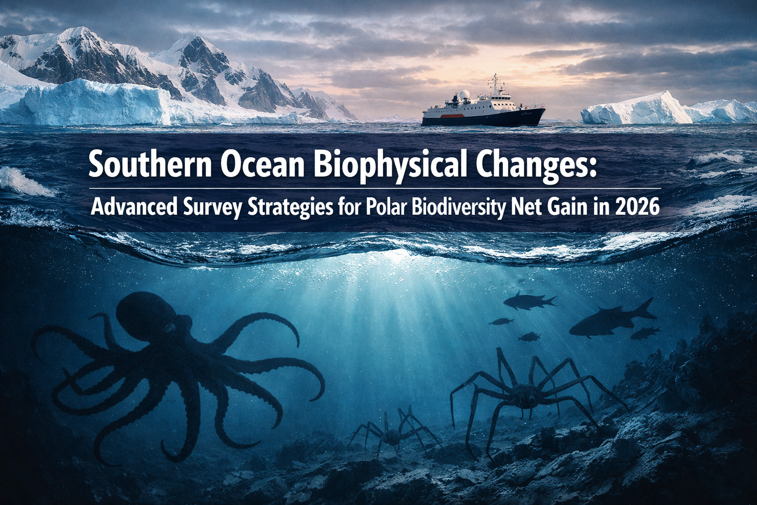 Southern Ocean Biophysical Changes: Advanced Survey Strategies for Polar Biodiversity Net Gain in 2026