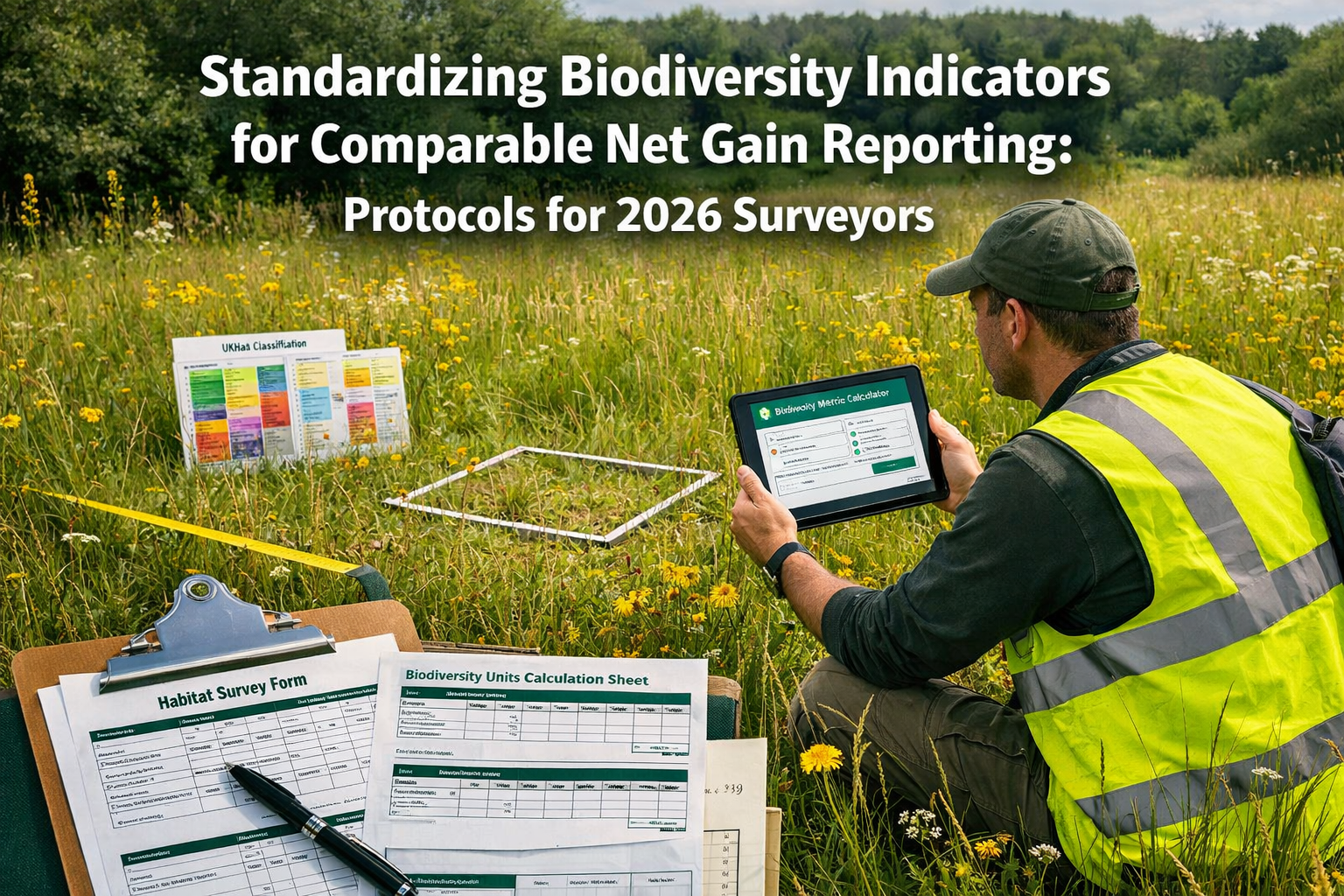 Standardizing Biodiversity Indicators for Comparable Net Gain Reporting: Protocols for 2026 Surveyors