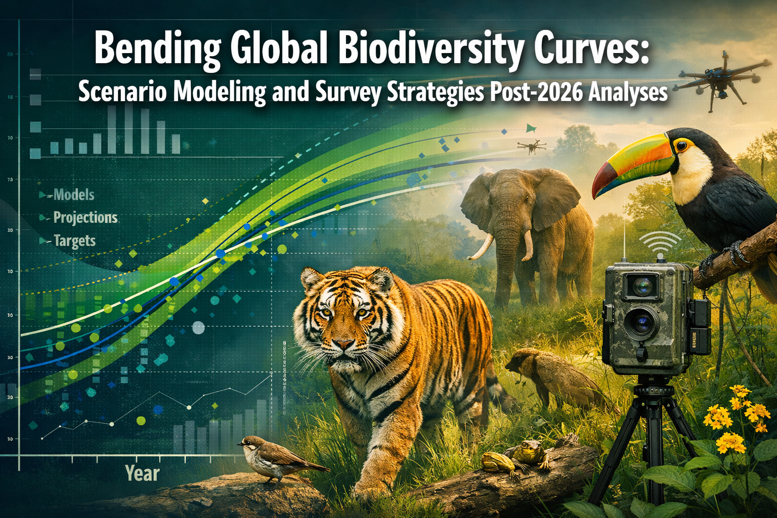 Bending Global Biodiversity Curves: Scenario Modeling and Survey Strategies Post-2026 Analyses