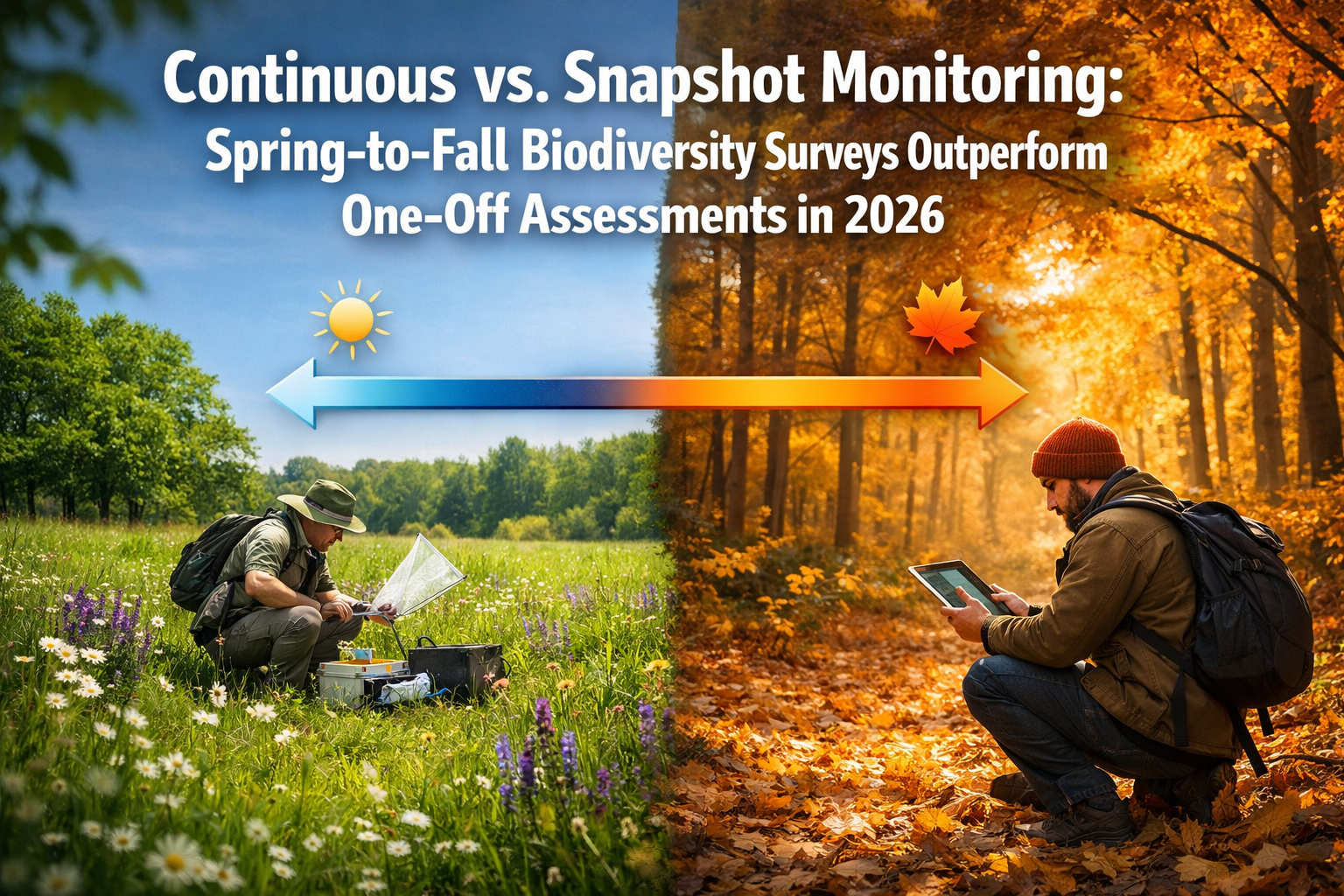Continuous vs. Snapshot Monitoring: Why Spring-to-Fall Biodiversity Surveys Outperform One-Off Assessments in 2026