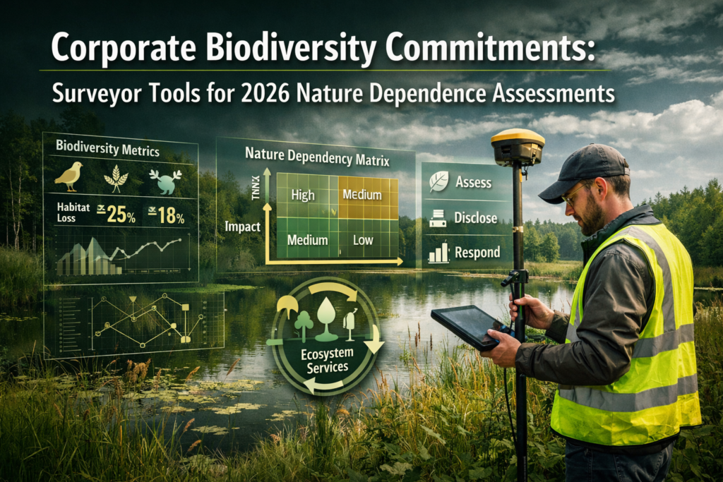 Corporate Biodiversity Commitments: Surveyor Tools for 2026 Nature Dependence Assessments