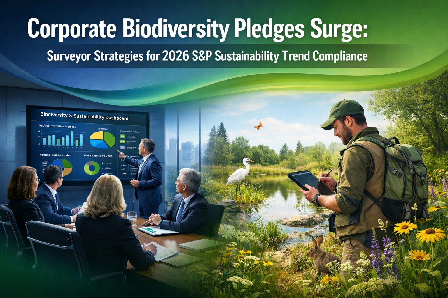 Corporate Biodiversity Pledges Surge: Surveyor Strategies for 2026 S&P Sustainability Trend Compliance