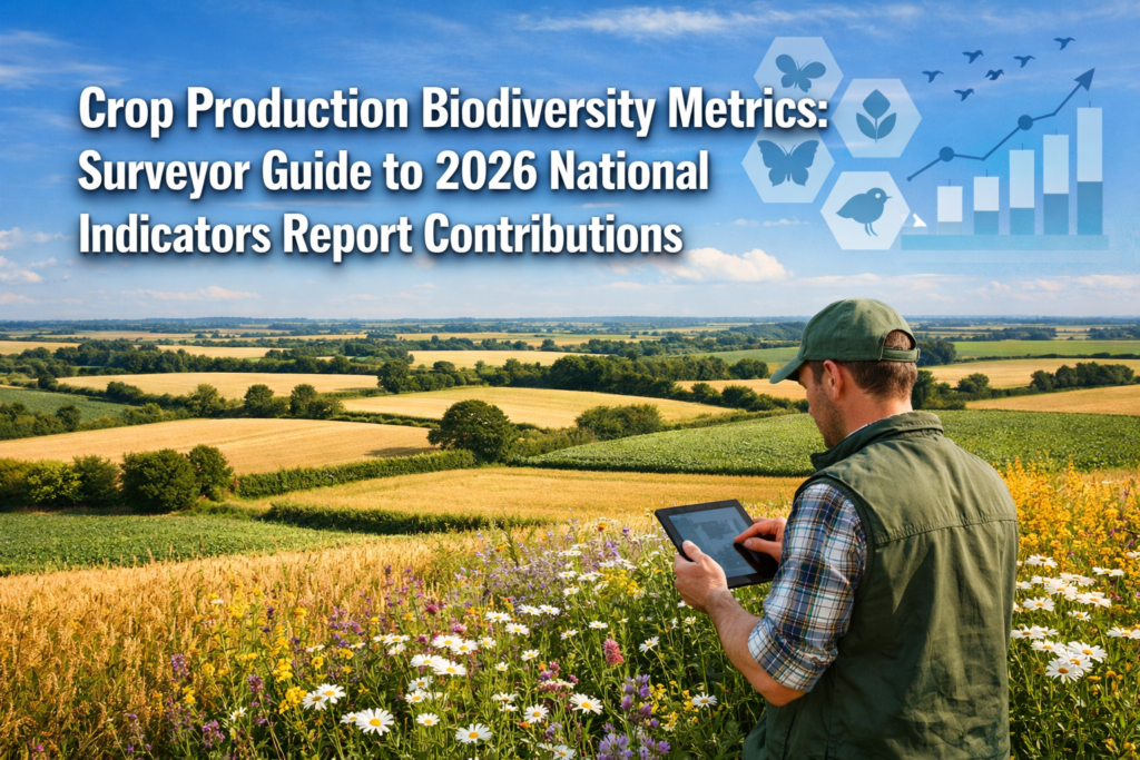 Crop Production Biodiversity Metrics: Surveyor Guide to 2026 National Indicators Report Contributions