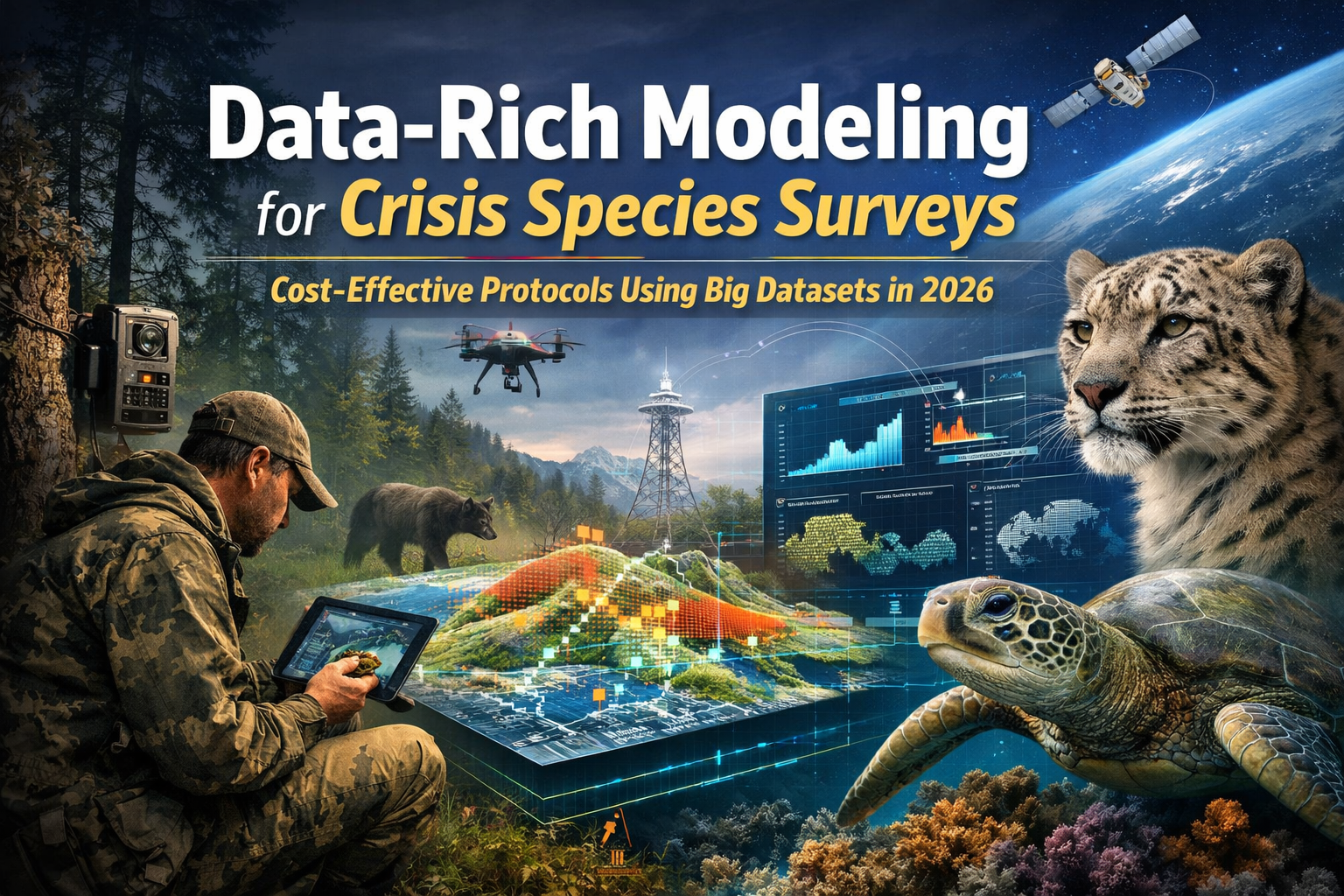 Data-Rich Modeling for Crisis Species Surveys: Cost-Effective Protocols Using Big Datasets in 2026