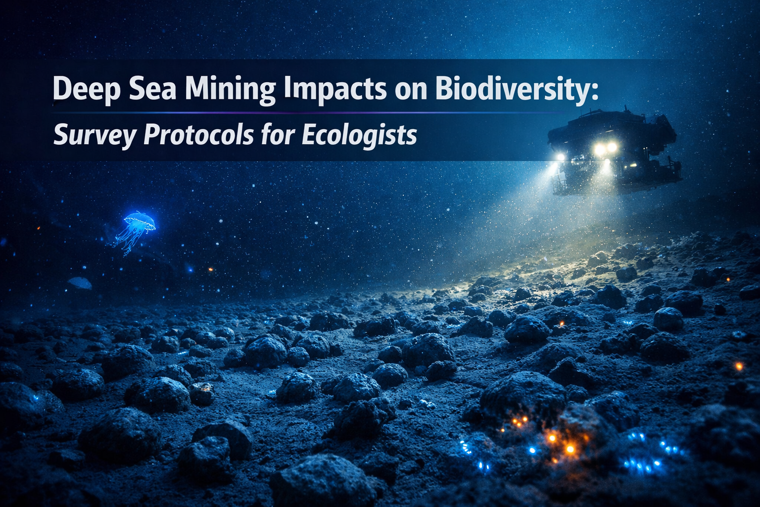 Deep Sea Mining Impacts on Biodiversity: Survey Protocols for Ecologists Monitoring High-Seas Extraction Sites