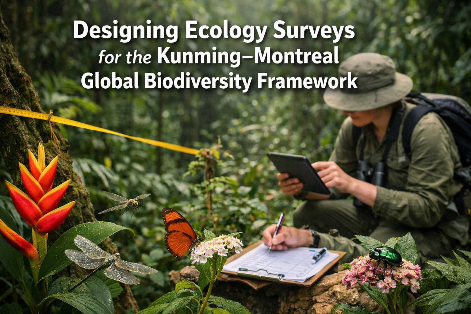 Designing Ecology Surveys for the Kunming–Montreal Global Biodiversity Framework: What Field Practitioners Actually Need to Measure