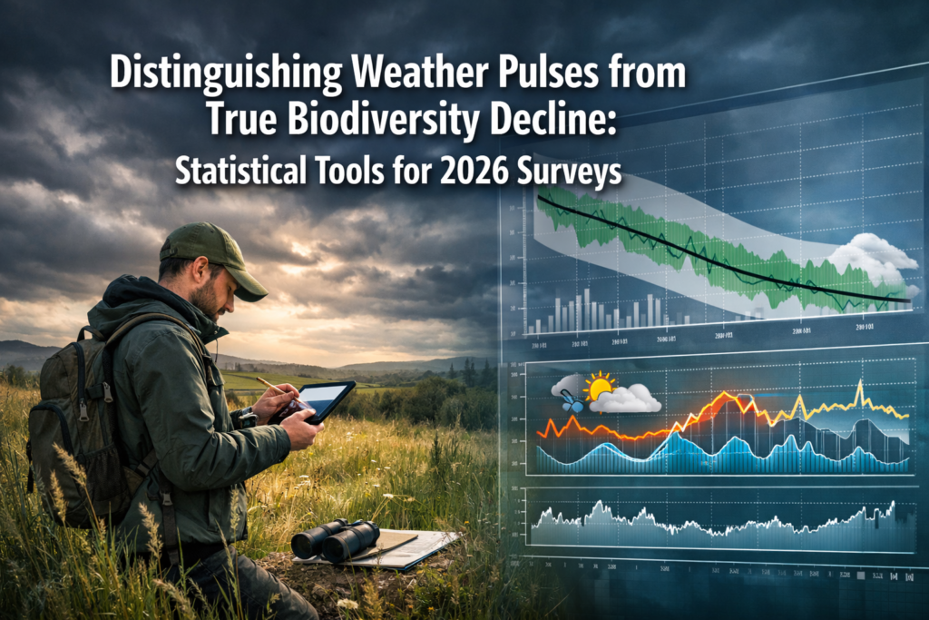 Distinguishing Weather Pulses from True Biodiversity Decline: Statistical Tools for 2026 Surveys