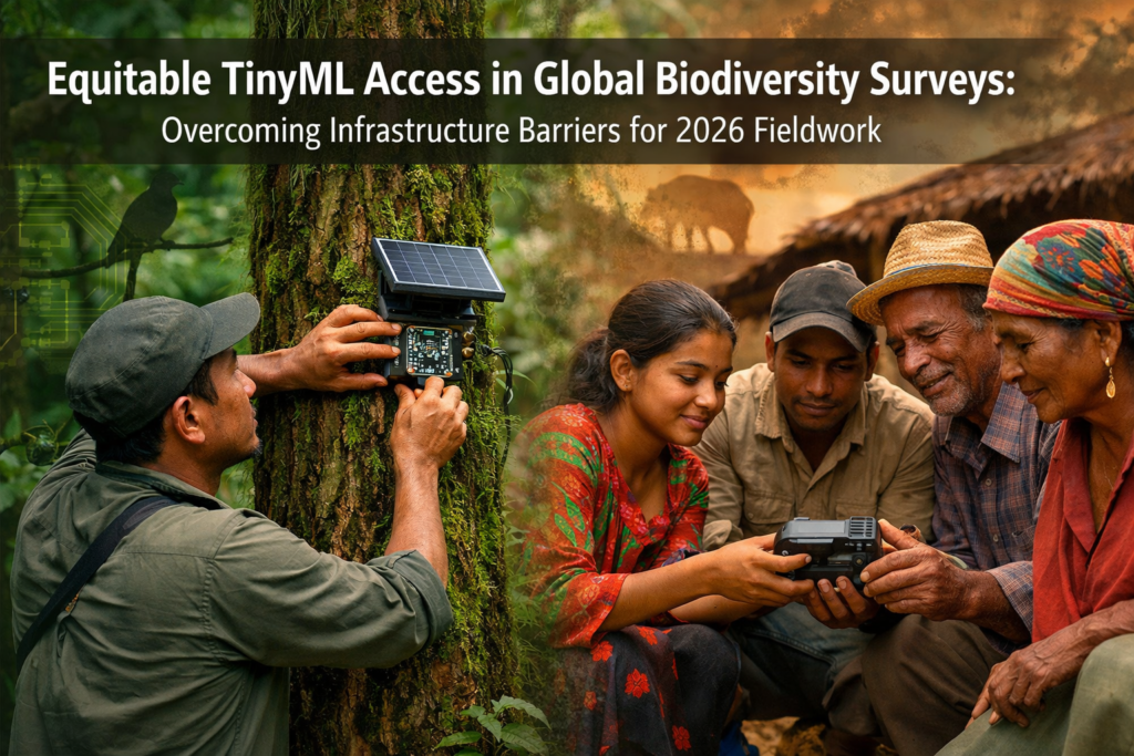 Equitable TinyML Access in Global Biodiversity Surveys: Overcoming Infrastructure Barriers for 2026 Fieldwork