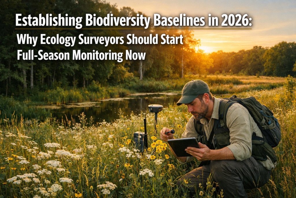 Establishing Biodiversity Baselines in 2026: Why Ecology Surveyors Should Start Full-Season Monitoring Now