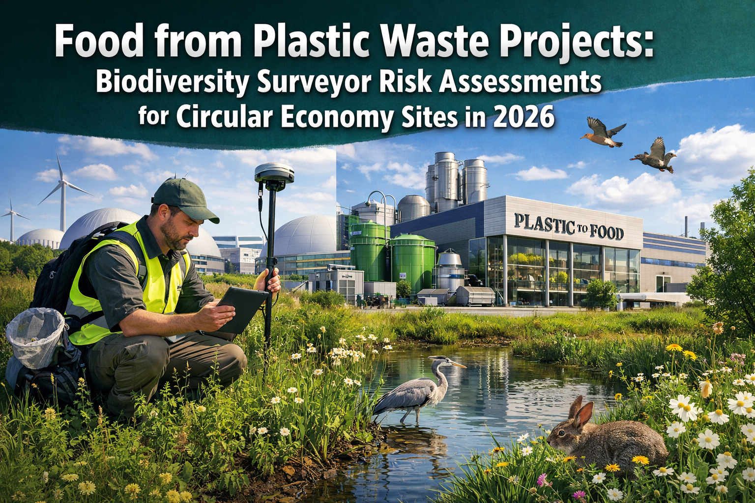 Food from Plastic Waste Projects: Biodiversity Surveyor Risk Assessments for Circular Economy Sites in 2026