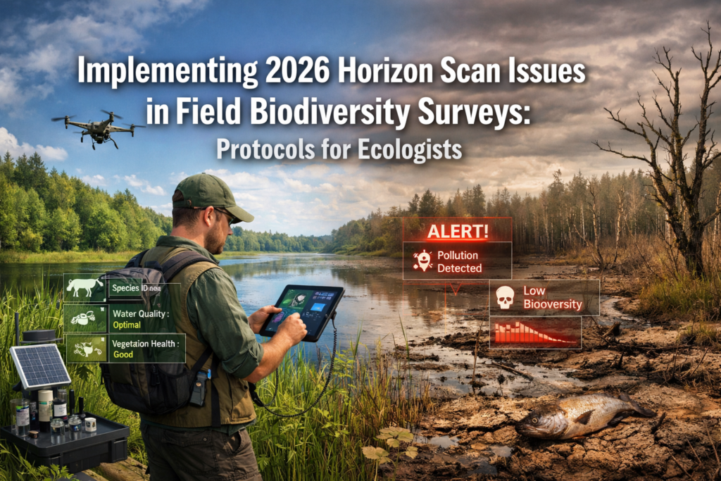 Implementing 2026 Horizon Scan Issues in Field Biodiversity Surveys: Protocols for Ecologists