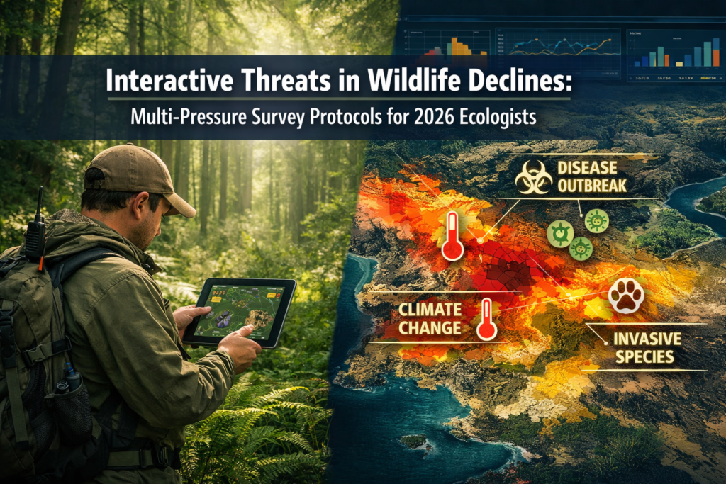 Interactive Threats in Wildlife Declines: Multi-Pressure Survey Protocols for 2026 Ecologists