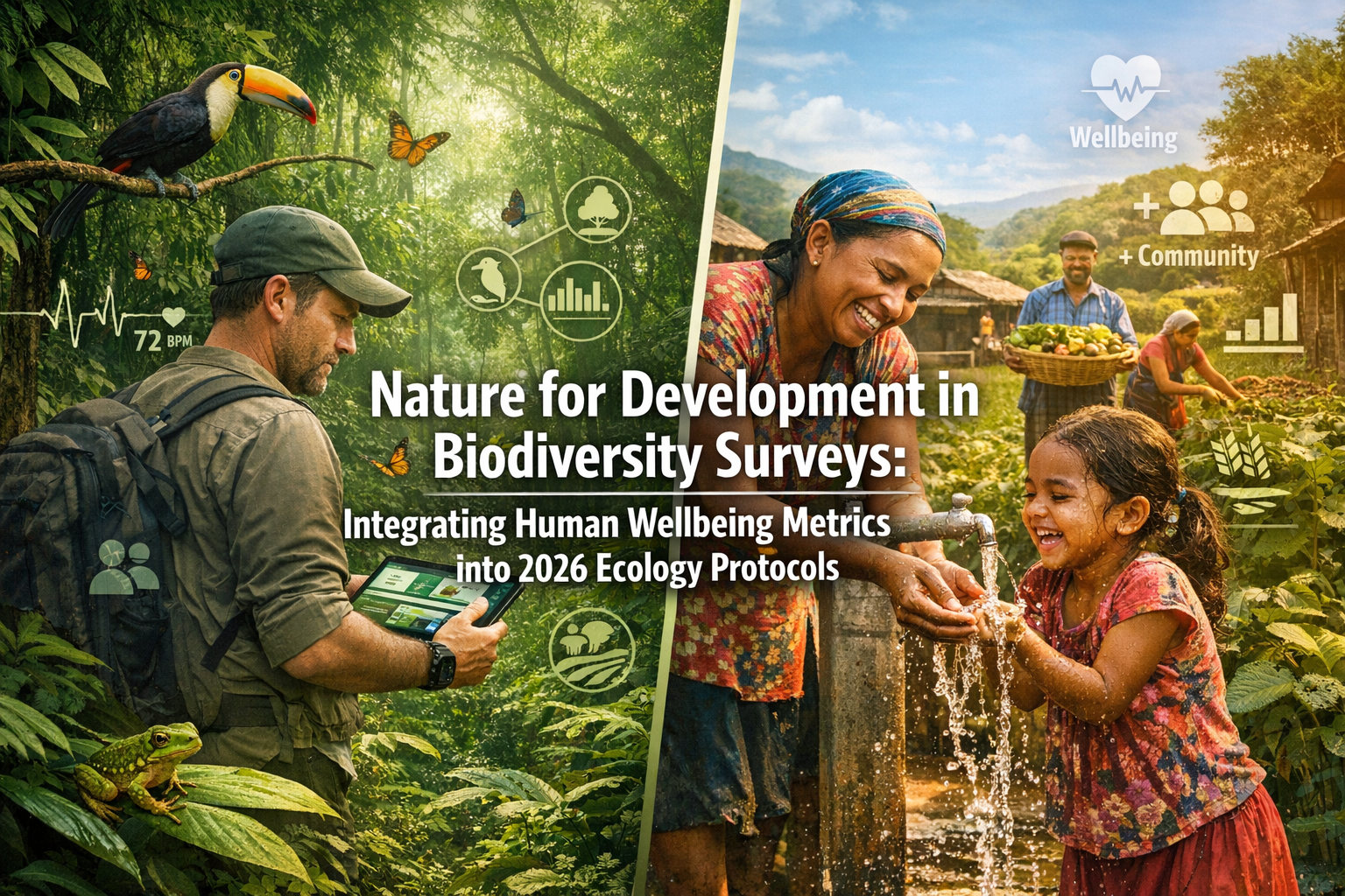 Nature for Development in Biodiversity Surveys: Integrating Human Wellbeing Metrics into 2026 Ecology Protocols