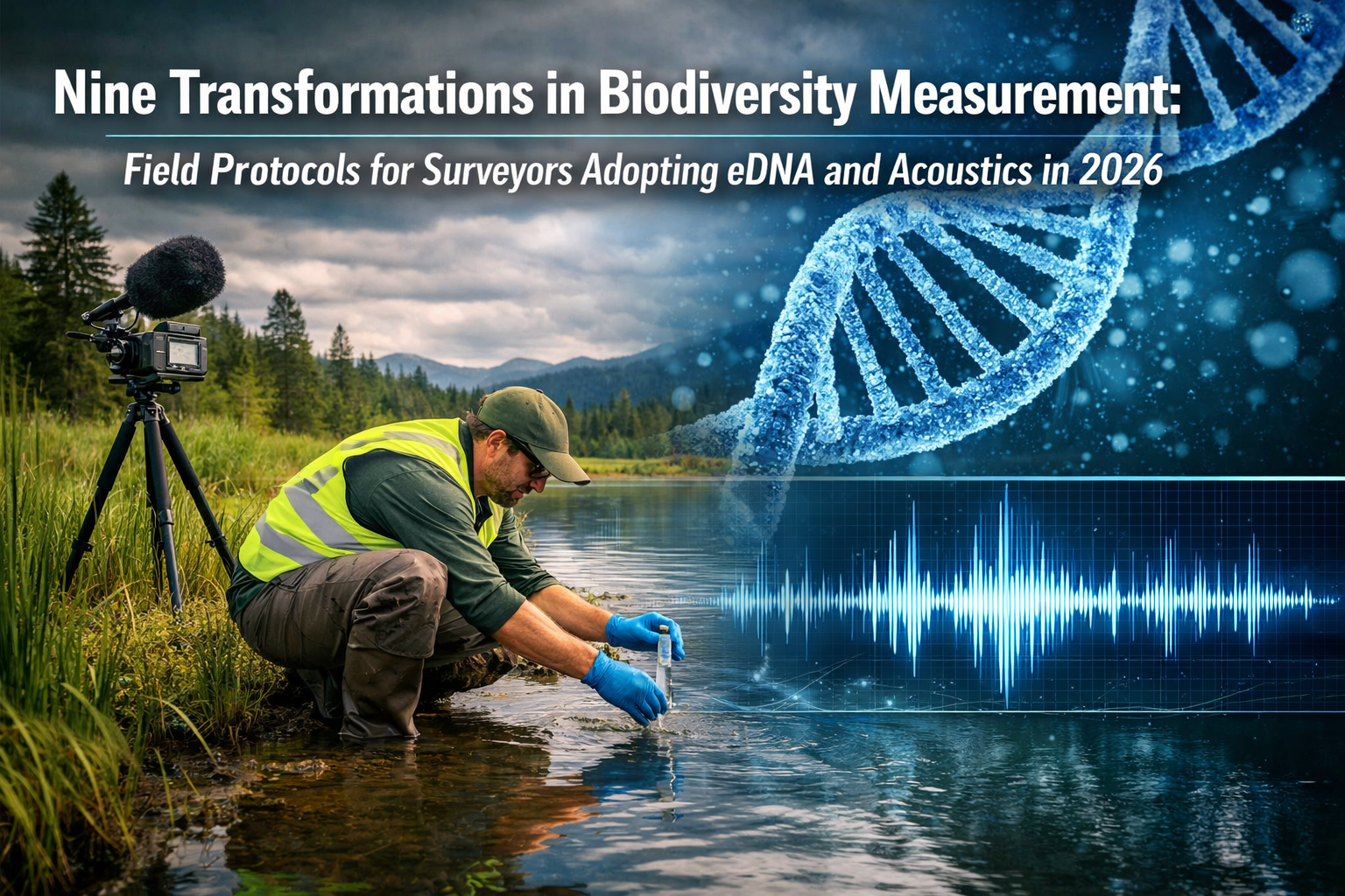 Nine Transformations in Biodiversity Measurement: Field Protocols for Surveyors Adopting eDNA and Acoustics in 2026