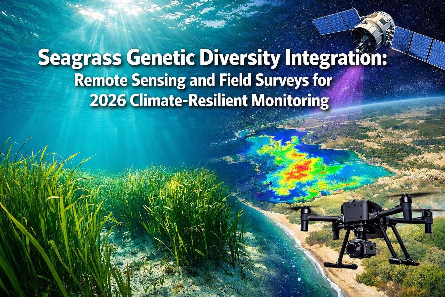 Seagrass Genetic Diversity Integration: Remote Sensing and Field Surveys for 2026 Climate-Resilient Monitoring