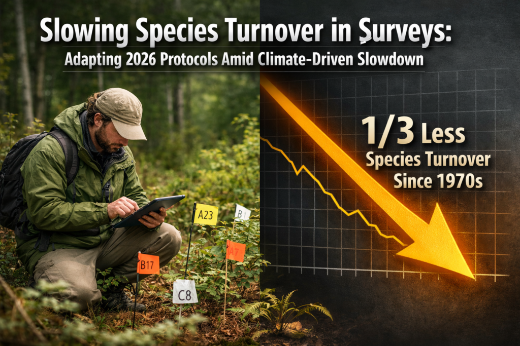 Slowing Species Turnover in Surveys: Adapting 2026 Protocols Amid Climate-Driven Slowdown