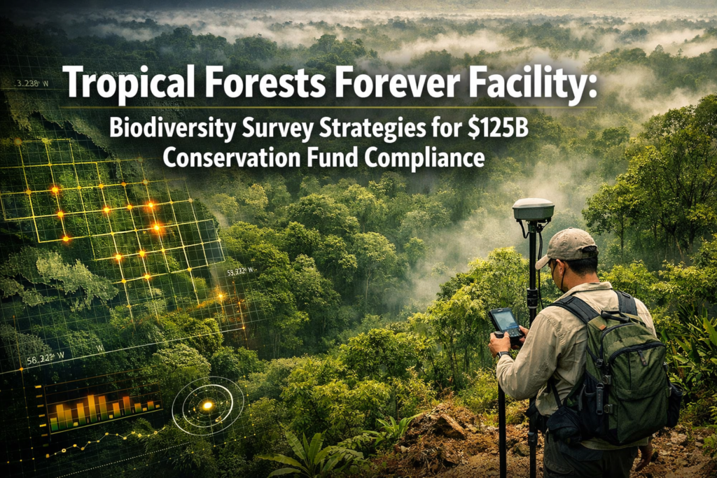 Tropical Forests Forever Facility: Biodiversity Survey Strategies for $125B Conservation Fund Compliance