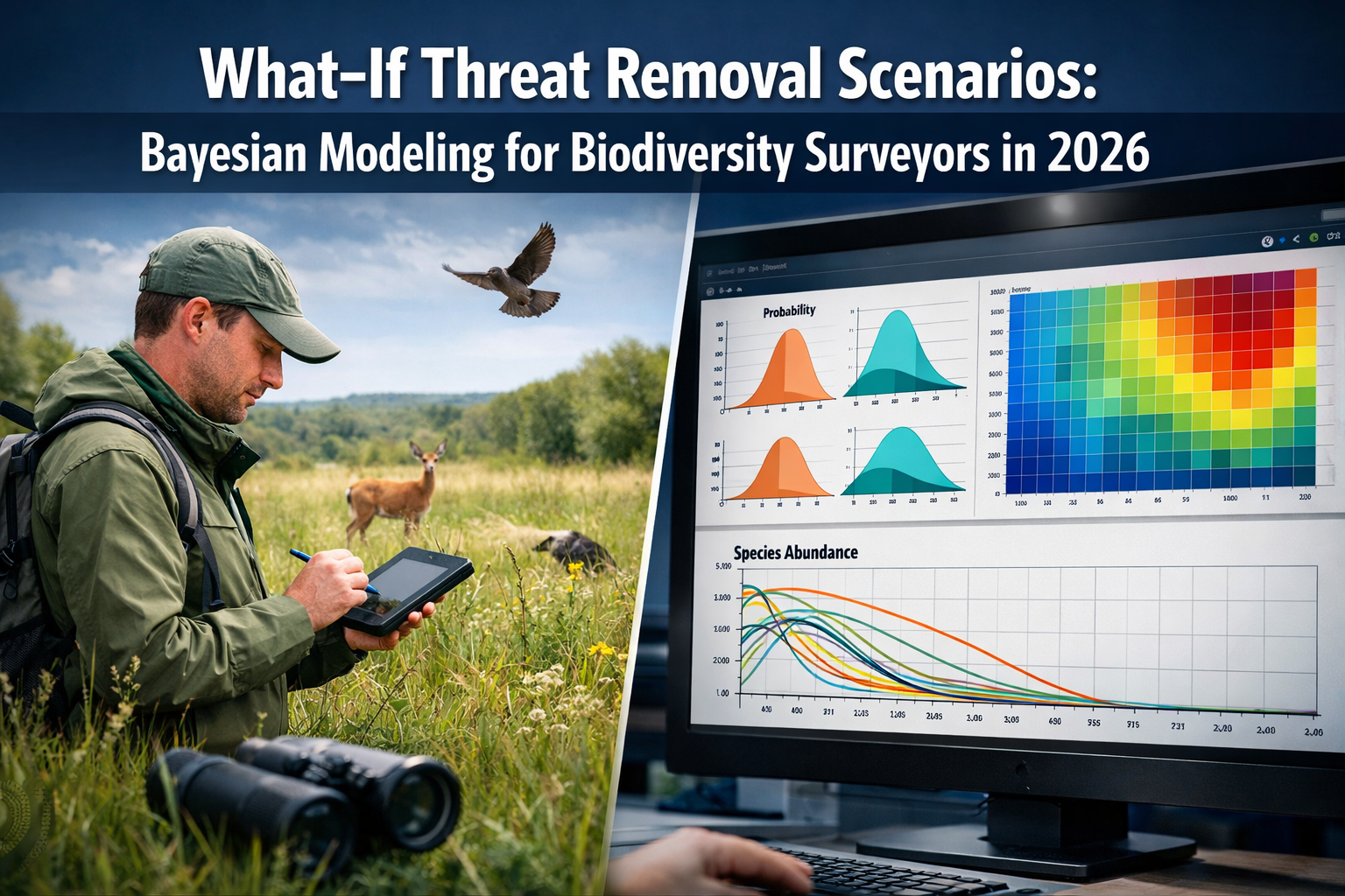 What-If Threat Removal Scenarios: Bayesian Modeling for Biodiversity Surveyors in 2026