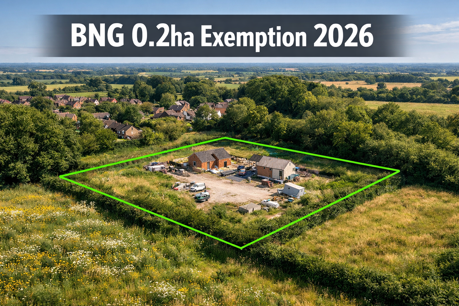 Biodiversity Net Gain 0.2ha exemption 2026