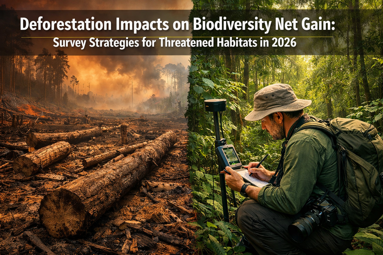Deforestation Impacts on Biodiversity Net Gain: Survey Strategies for Threatened Habitats in 2026
