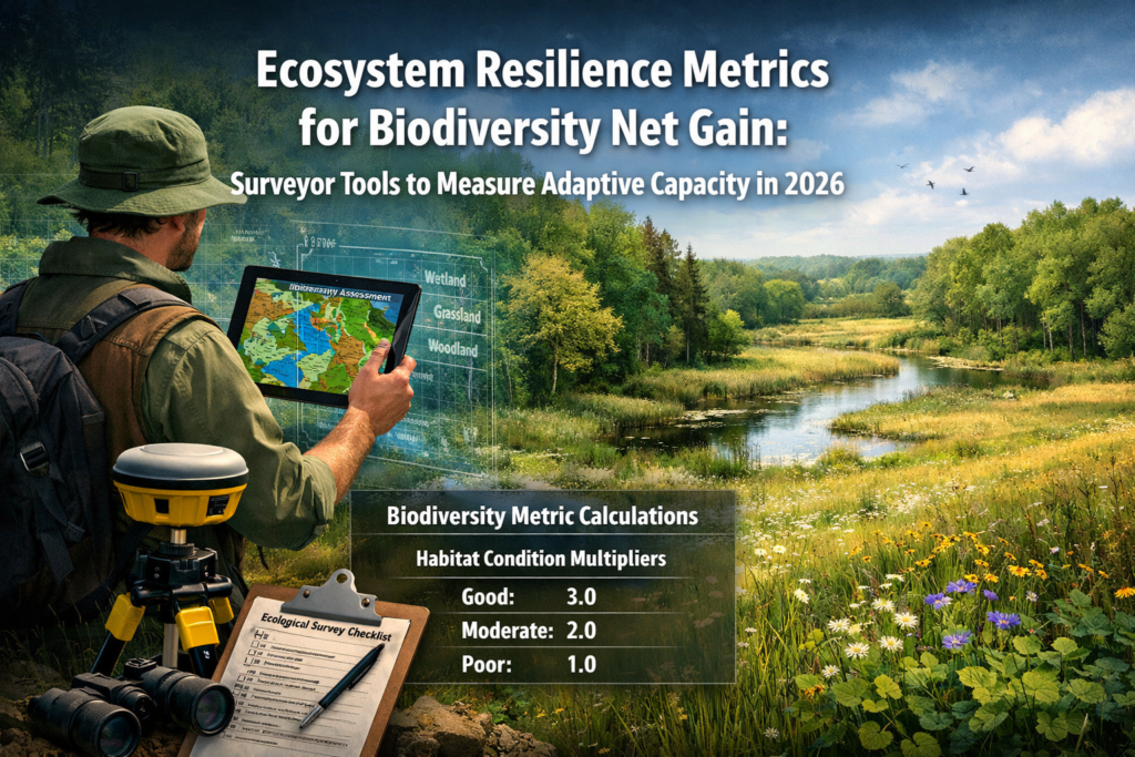 Ecosystem Resilience Metrics for Biodiversity Net Gain: Surveyor Tools to Measure Adaptive Capacity in 2026