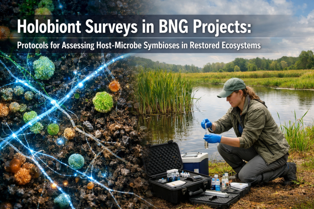 Holobiont Surveys in BNG Projects: Protocols for Assessing Host-Microbe Symbioses in Restored Ecosystems