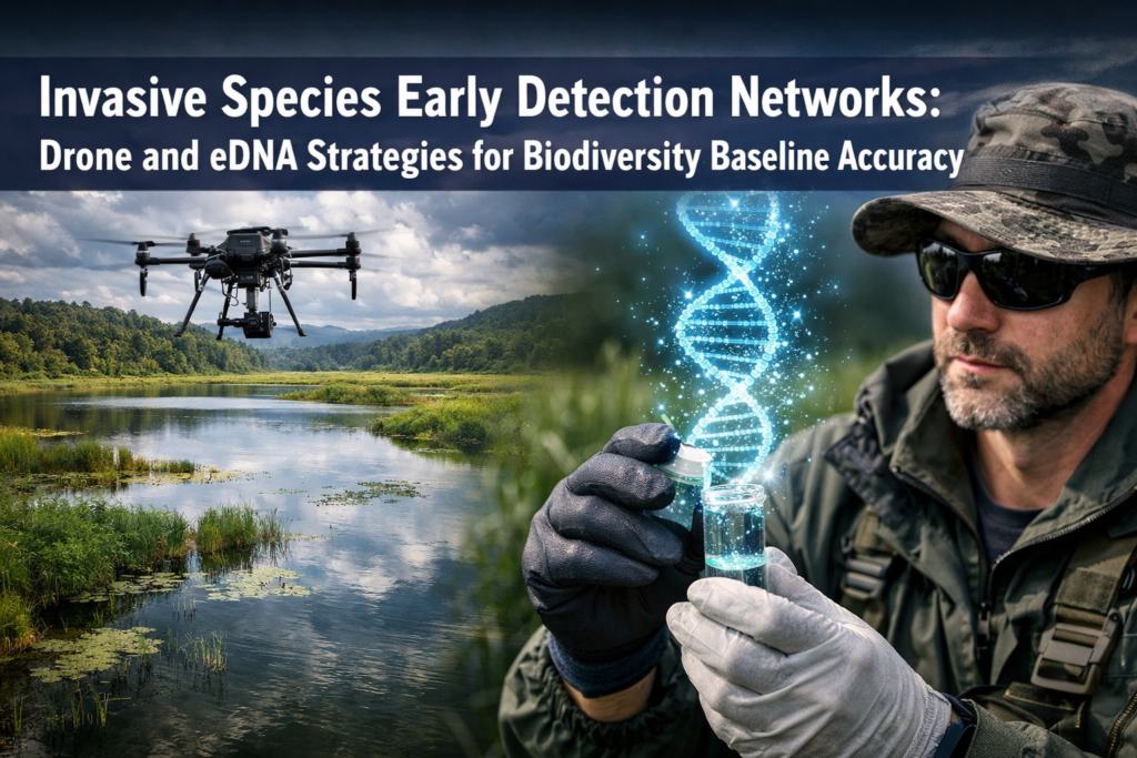 Invasive Species Early Detection Networks: Drone and eDNA Strategies for Biodiversity Baseline Accuracy