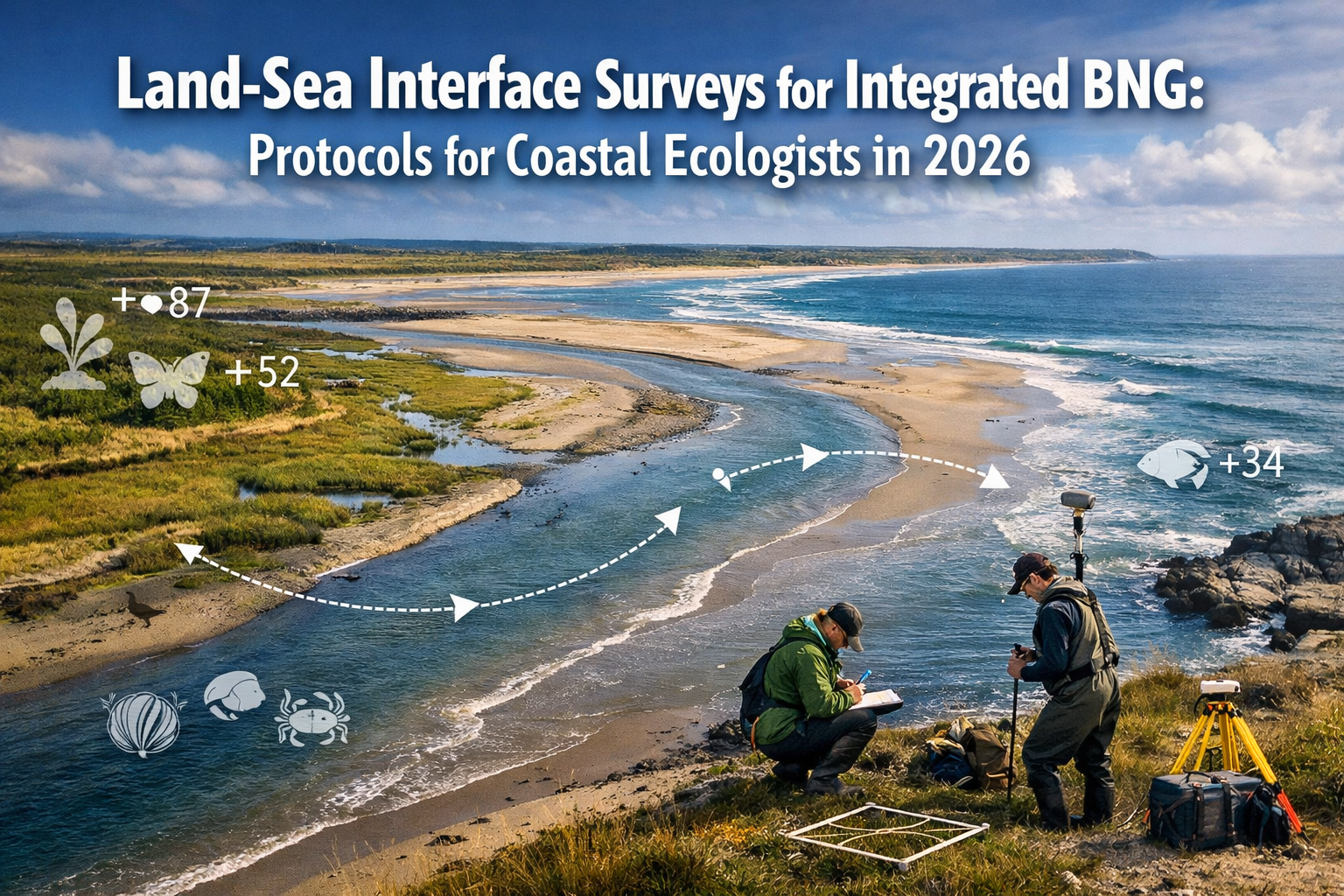 Land-Sea Interface Surveys for Integrated BNG: Protocols for Coastal Ecologists in 2026