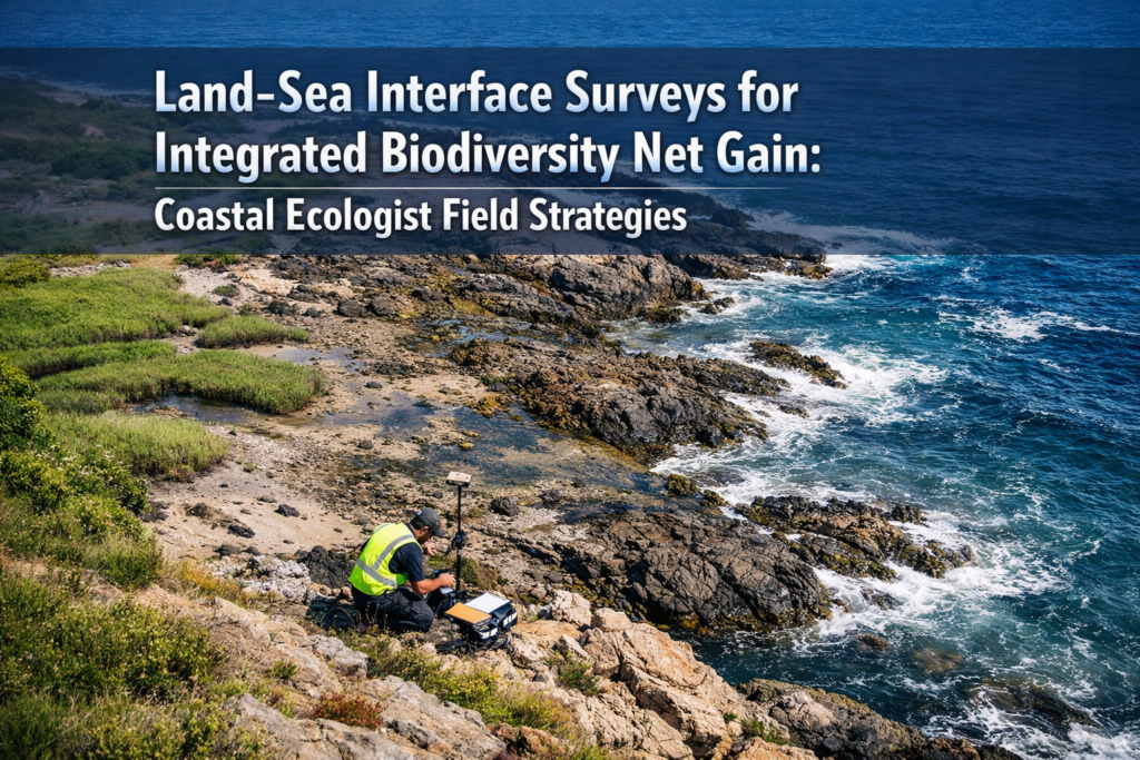 Land-Sea Interface Surveys for Integrated Biodiversity Net Gain: Coastal Ecologist Field Strategies