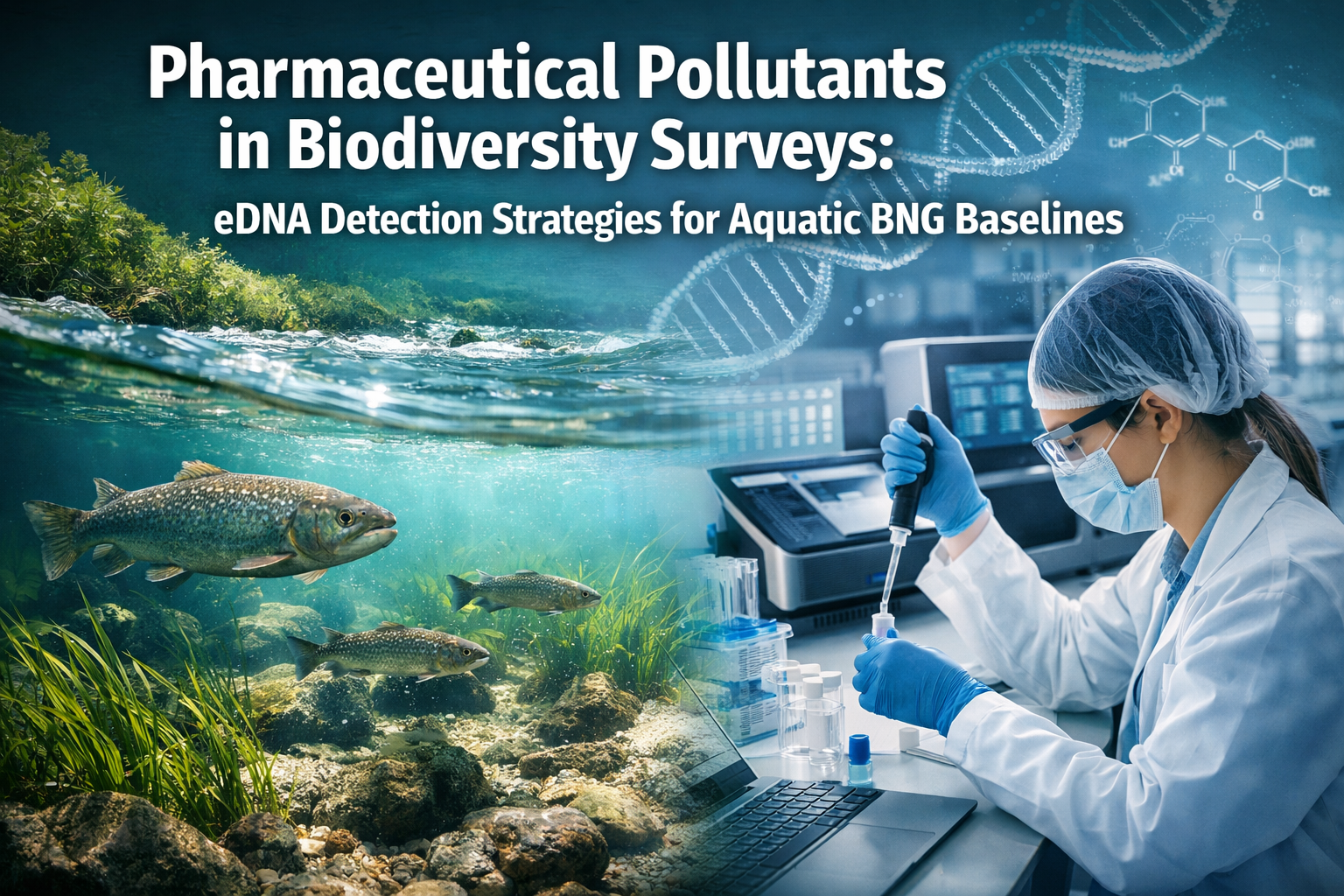 Pharmaceutical Pollutants in Biodiversity Surveys: eDNA Detection Strategies for Aquatic BNG Baselines