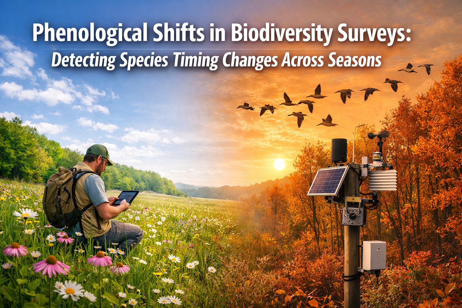 Phenological Shifts in Biodiversity Surveys: Detecting Species Timing Changes Across Seasons