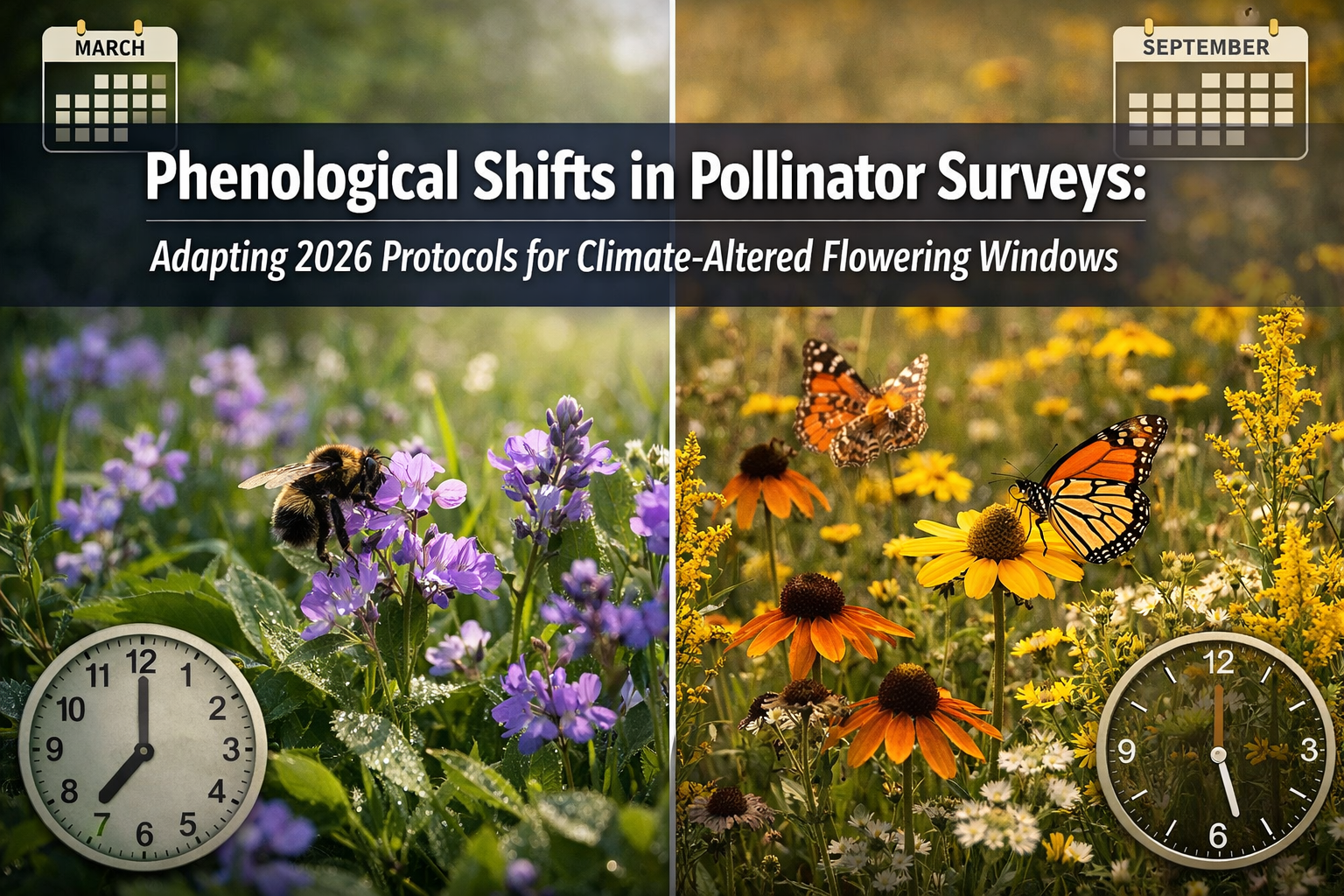 Phenological Shifts in Pollinator Surveys: Adapting 2026 Protocols for Climate-Altered Flowering Windows