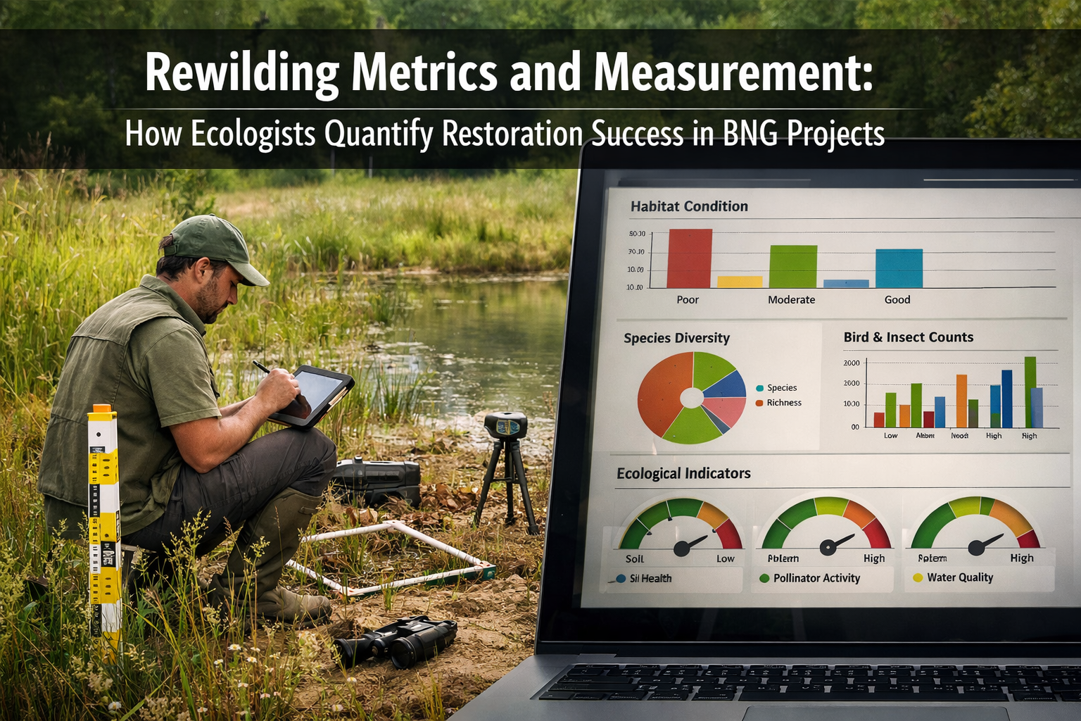 Rewilding Metrics and Measurement: How Ecologists Quantify Restoration Success in BNG Projects