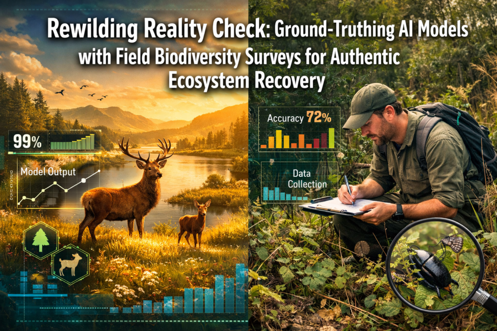 Rewilding Reality Check: Ground-Truthing AI Models with Field Biodiversity Surveys for Authentic Ecosystem Recovery