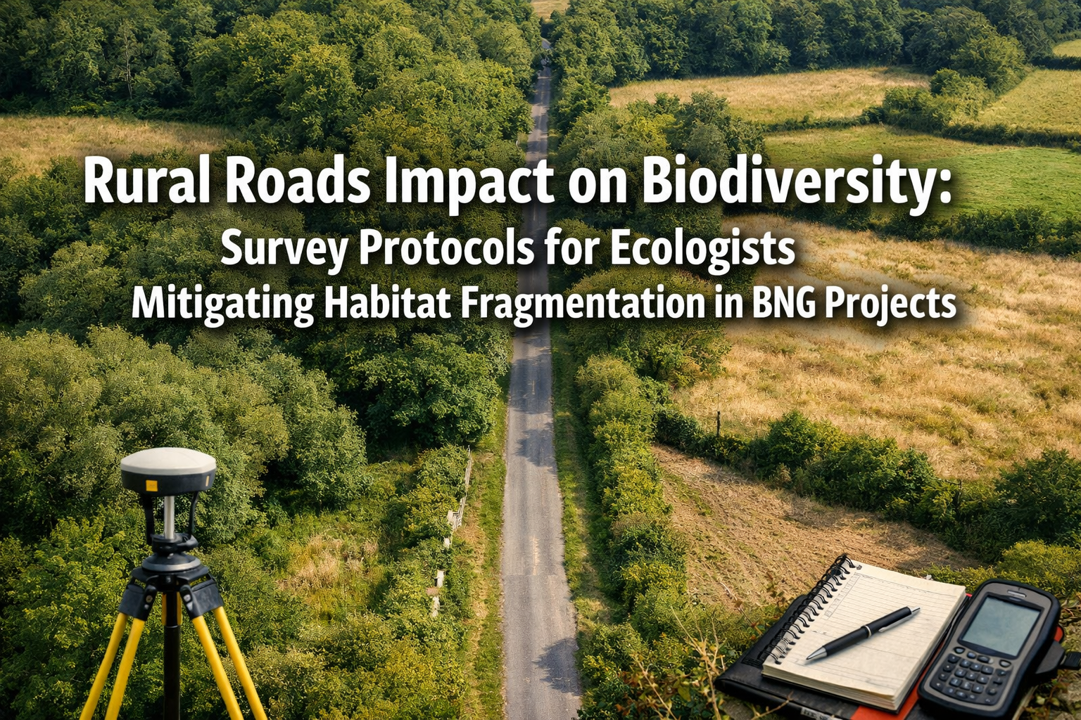 Rural Roads Impact on Biodiversity: Survey Protocols for Ecologists Mitigating Habitat Fragmentation in BNG Projects