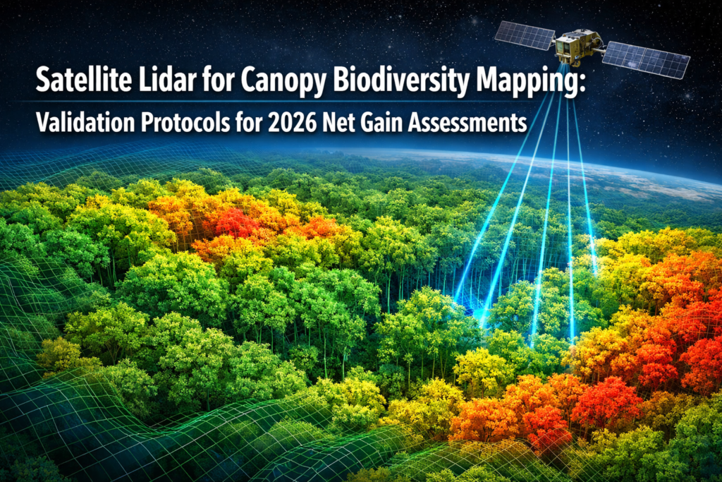 Satellite Lidar for Canopy Biodiversity Mapping: Validation Protocols for 2026 Net Gain Assessments