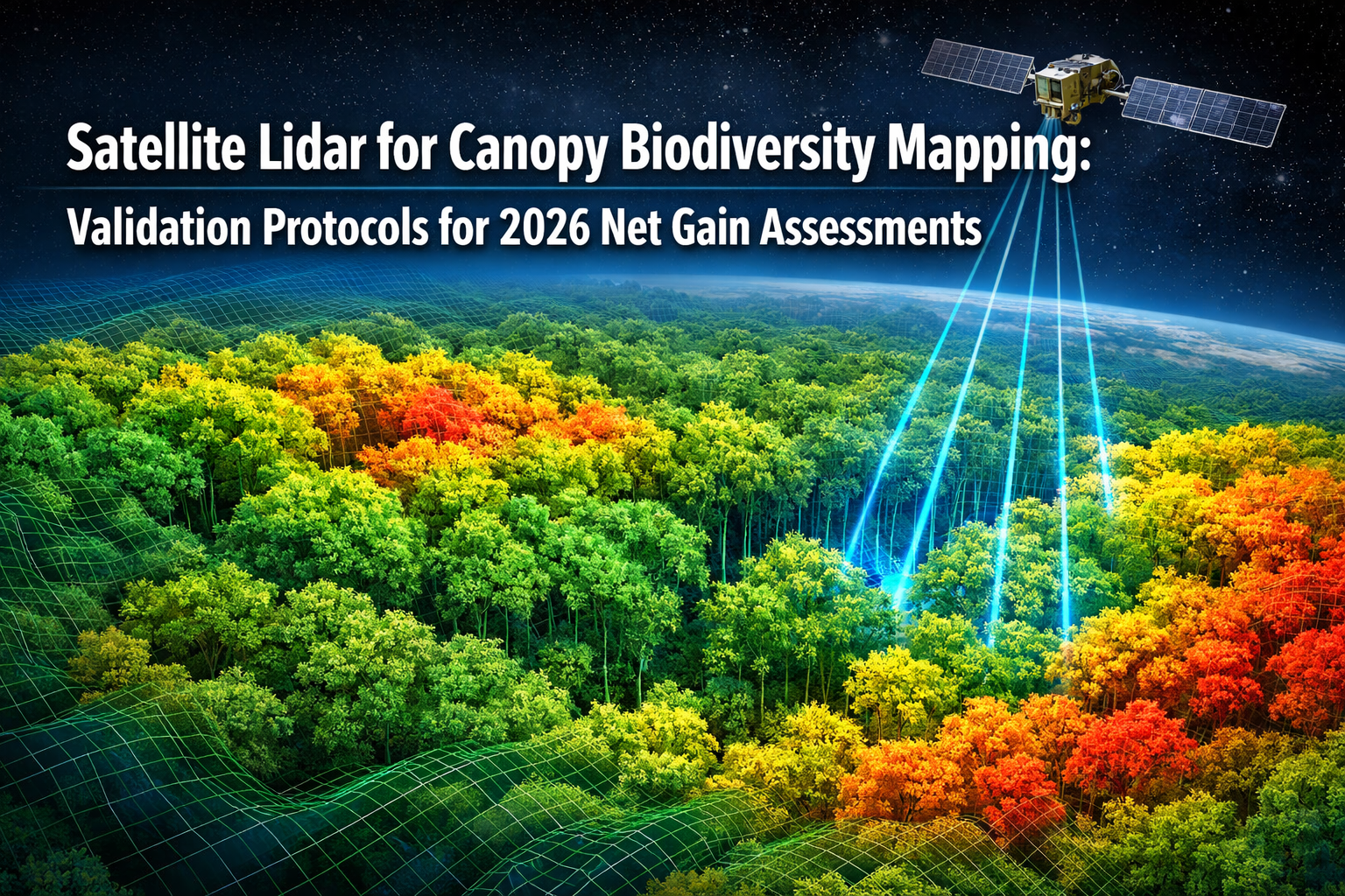 Satellite Lidar for Canopy Biodiversity Mapping: Validation Protocols for 2026 Net Gain Assessments