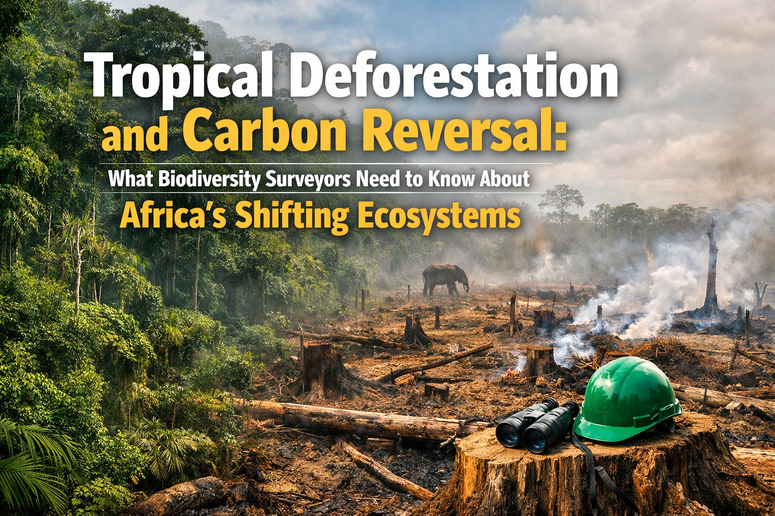 Tropical Deforestation and Carbon Reversal: What Biodiversity Surveyors Need to Know About Africa's Shifting Ecosystems