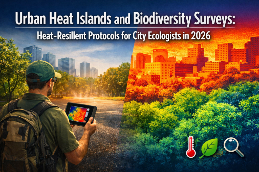 Urban Heat Islands and Biodiversity Surveys: Heat-Resilient Protocols for City Ecologists in 2026