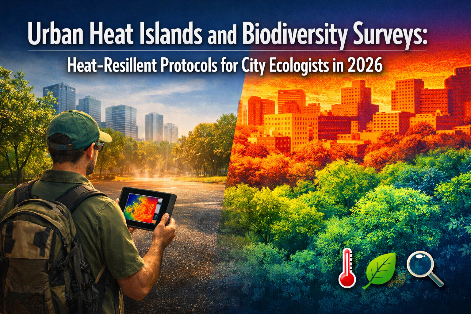 Urban Heat Islands and Biodiversity Surveys: Heat-Resilient Protocols for City Ecologists in 2026
