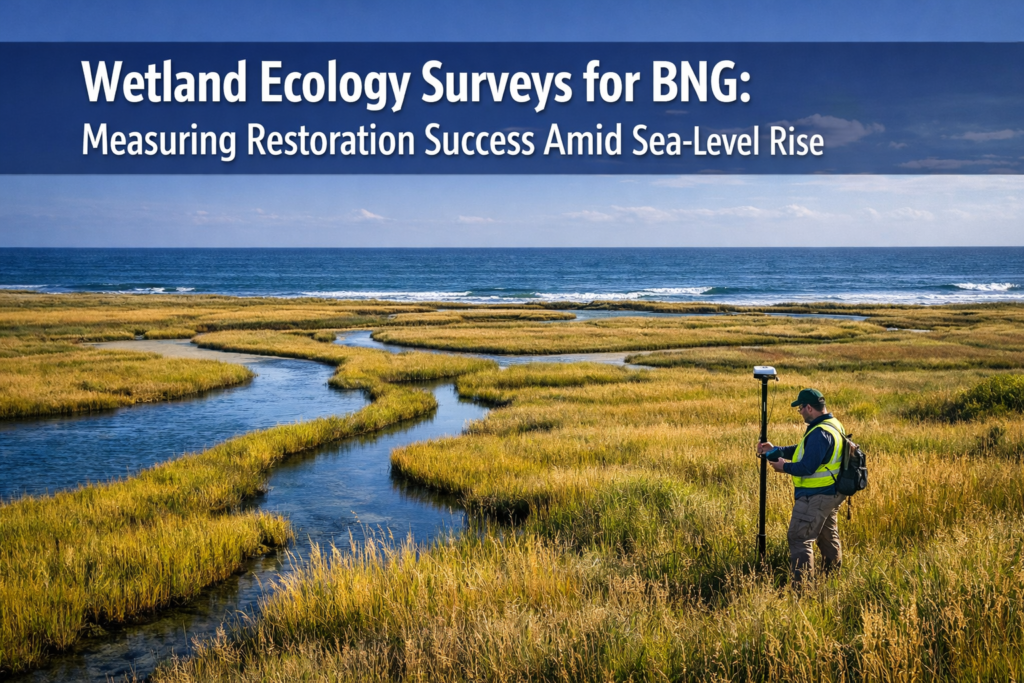 Wetland Ecology Surveys for BNG: Measuring Restoration Success Amid Sea-Level Rise