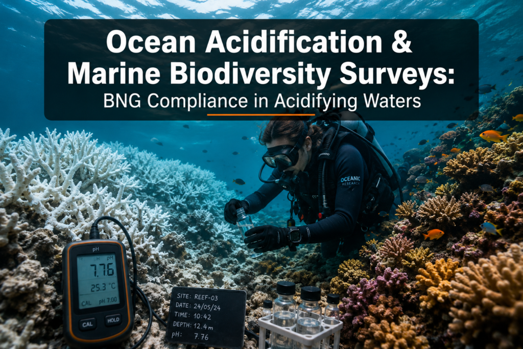 Ocean Acidification Effects on Marine Biodiversity Surveys: Protocols for BNG Compliance in Acidifying Waters