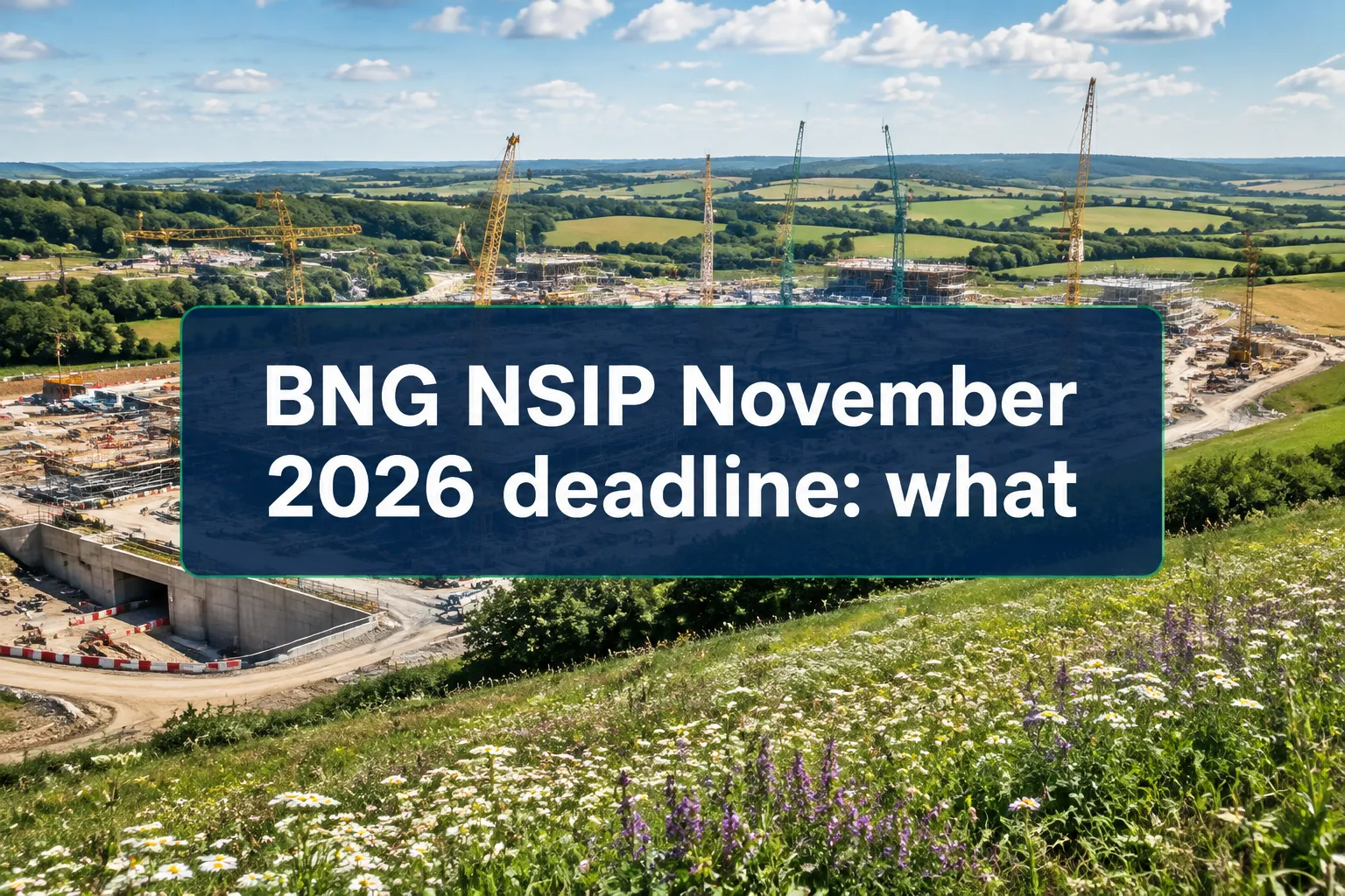 BNG NSIP November 2026 Deadline: What Developers Must Do Now