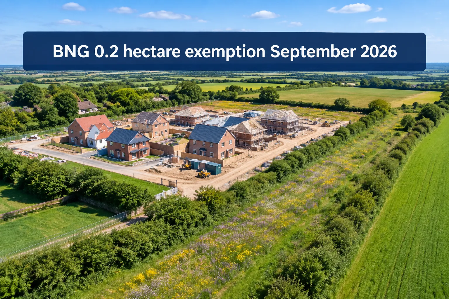 BNG 0.2 Hectare Exemption September 2026: What SME Developers and Self-Builders Must Know